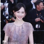 戛纳红毯：周也像一颗白珍珠唐嫣苹果肌突出高圆圆美得轻松！热搜女神